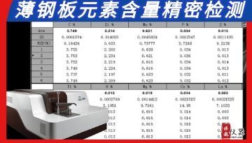 直讀光譜儀檢測薄鋼板-元素含量精準判斷[博越儀器]